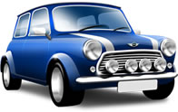 Imagem ilustrativa carro azul